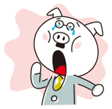 Pig general manager sticker #4264147