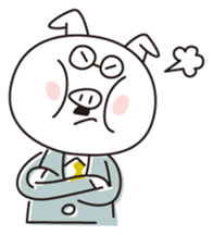 Pig general manager sticker #4264150