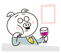 Pig general manager sticker #4264153