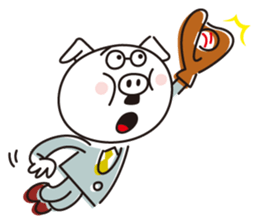 Pig general manager sticker #4264157