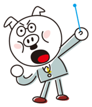 Pig general manager sticker #4264158