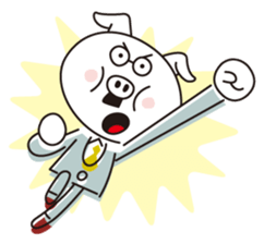 Pig general manager sticker #4264159