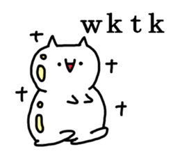 Otaku  Cat sticker #4264525