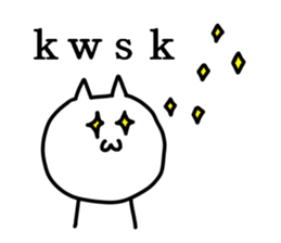 Otaku  Cat sticker #4264526