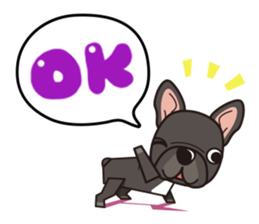 iinu - French Bulldog sticker #4264934