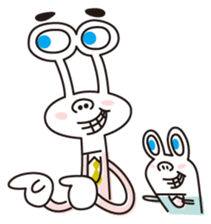 Businessman of two aliens sticker #4264967