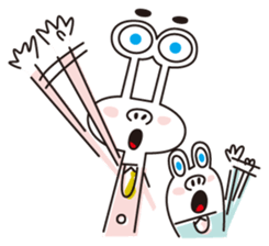 Businessman of two aliens sticker #4264968