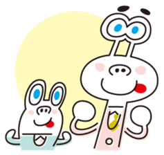 Businessman of two aliens sticker #4264969