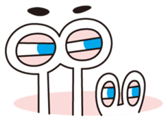 Businessman of two aliens sticker #4264971