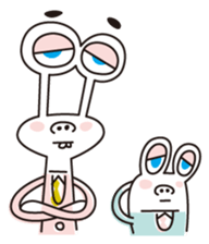 Businessman of two aliens sticker #4264977