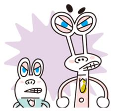 Businessman of two aliens sticker #4264978