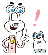 Businessman of two aliens sticker #4264982