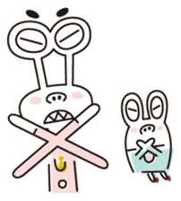 Businessman of two aliens sticker #4264983