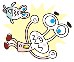 Businessman of two aliens sticker #4264987