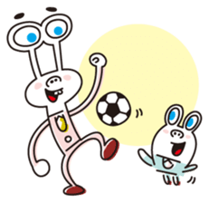 Businessman of two aliens sticker #4264993