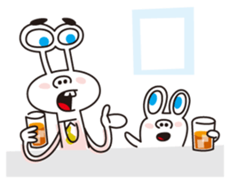 Businessman of two aliens sticker #4264997