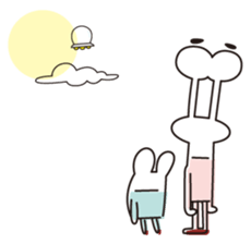 Businessman of two aliens sticker #4264999