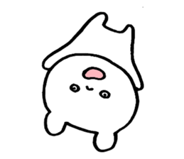 SHIRO of a white bear sticker #4265469