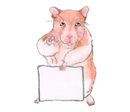Fancy Hamster sticker #4265735