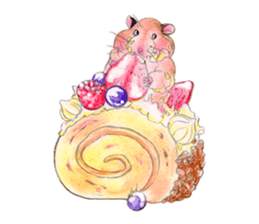 Fancy Hamster sticker #4265745