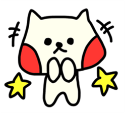 Hoppe-chan of cat sticker #4266005