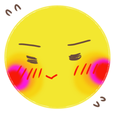 Play of moon sticker #4266097