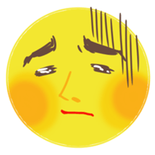 Play of moon sticker #4266101