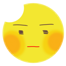 Play of moon sticker #4266112