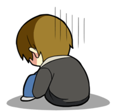 Fight! The Unlucky Modest Boy sticker #4267017