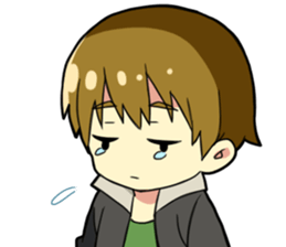 Fight! The Unlucky Modest Boy sticker #4267019