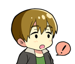 Fight! The Unlucky Modest Boy sticker #4267020