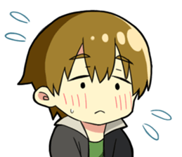 Fight! The Unlucky Modest Boy sticker #4267021