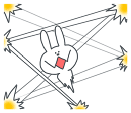 Wild rabbit sticker #4267348