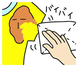 It is a stain. It is simple. sticker #4267684