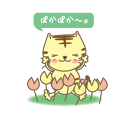 Positive sticker of a cat . sticker #4267759