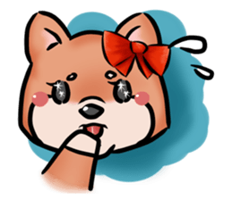 Cute Chubby Shiba Inu sticker #4267781