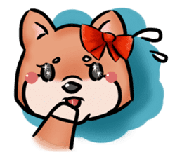 Cute Chubby Shiba Inu sticker #4267781