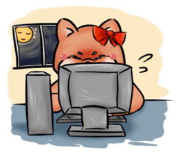 Cute Chubby Shiba Inu sticker #4267786
