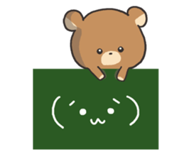 Bear sticker of greetings sticker #4268214