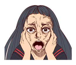 Horror Girl sticker #4268519