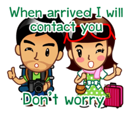 Traveler, Tourist, Backpacker (Int'l) sticker #4268776