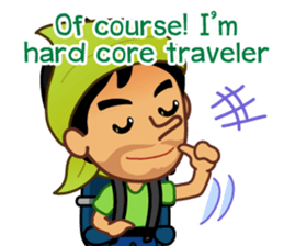 Traveler, Tourist, Backpacker (Int'l) sticker #4268778