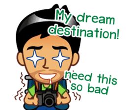 Traveler, Tourist, Backpacker (Int'l) sticker #4268780