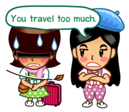 Traveler, Tourist, Backpacker (Int'l) sticker #4268796