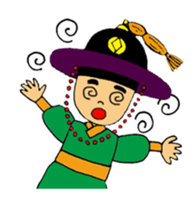 Hanako's Korean stamp sticker #4269375