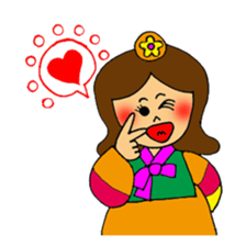 Hanako's Korean stamp sticker #4269378