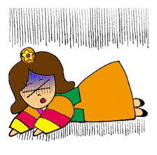 Hanako's Korean stamp sticker #4269386