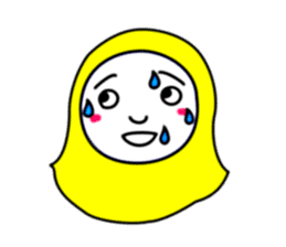 Hijab girl Zukinchan (English) sticker #4269544