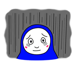 Hijab girl Zukinchan (English) sticker #4269546