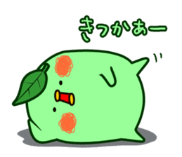 Green tea fairy "Ochappoi"2 -HAKATA.ver- sticker #4270582